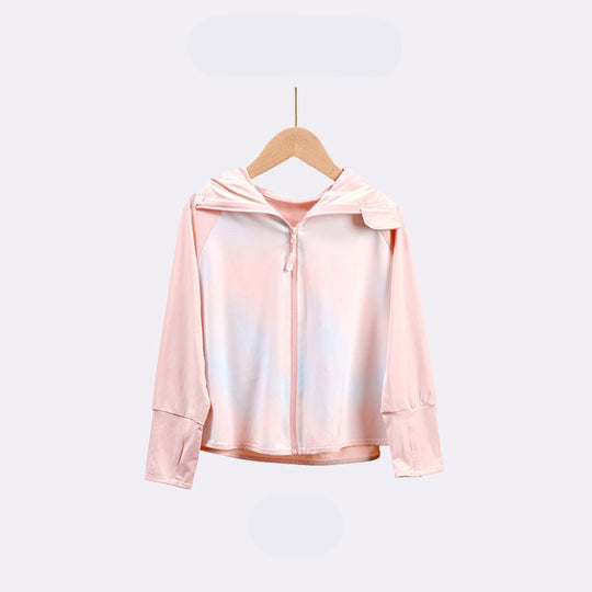 Kinder UV-Schutzjacke mit Kapuze und atmungsaktiven Eigenschaften EB