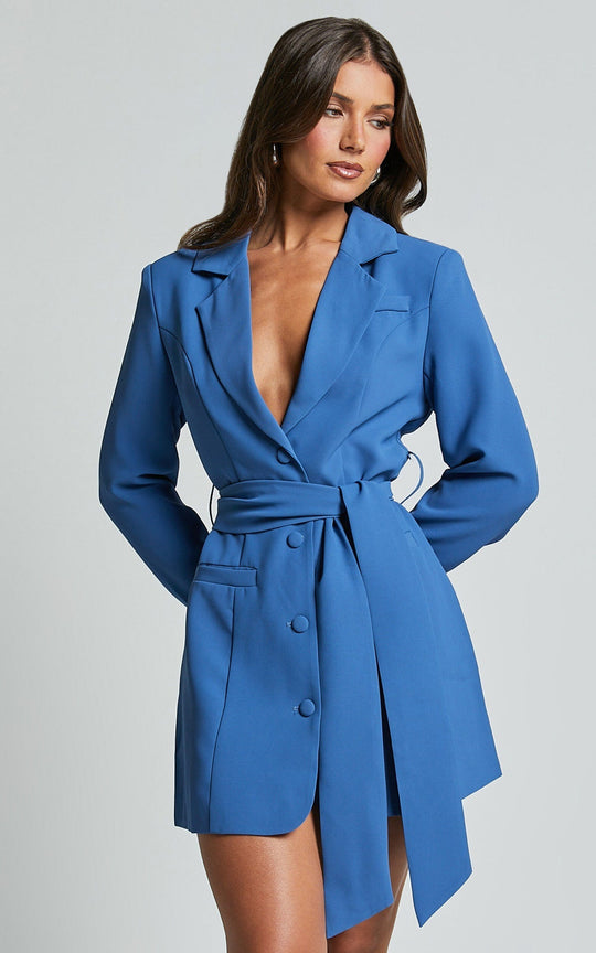 EB | Elegantes Blazerkleid mit Gürtel für Damen