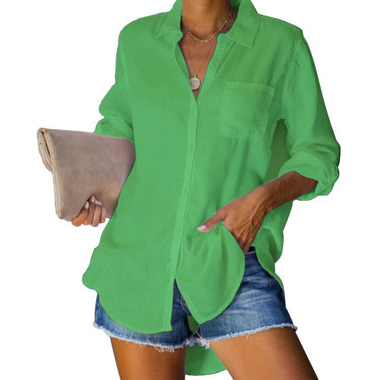 Damen lässige Hemdbluse EB
