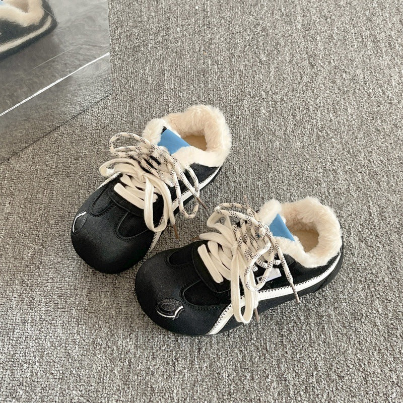 Damen bequeme Sneaker mit weichem Futter EB
