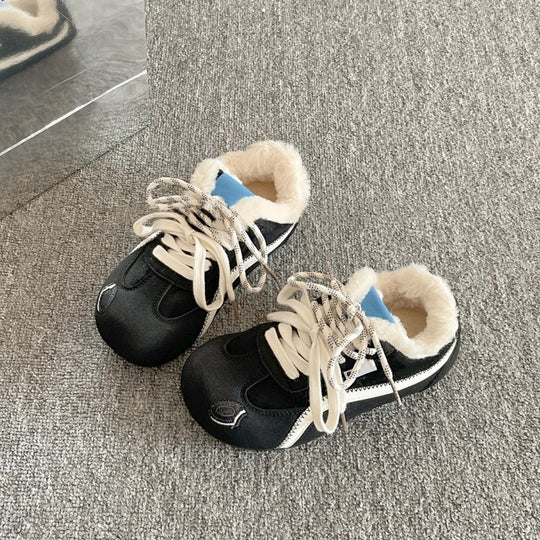 Damen Sportliche Sneakers mit kuscheligem Innenfutter und strapazierfähigem Obermaterial EB