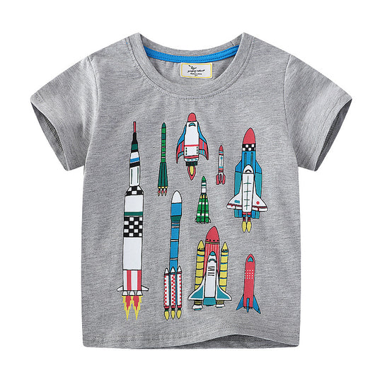 Jungen T-Shirt mit Raketenmotiven EB