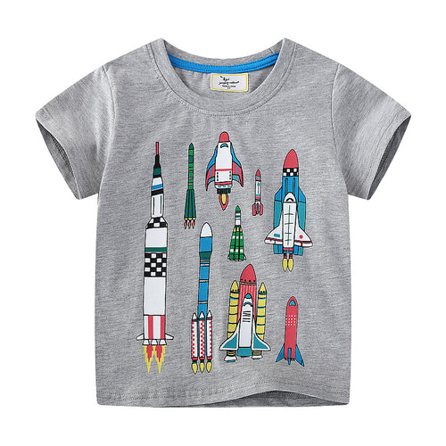 Jungen T-Shirt mit Raketenmotiven EB