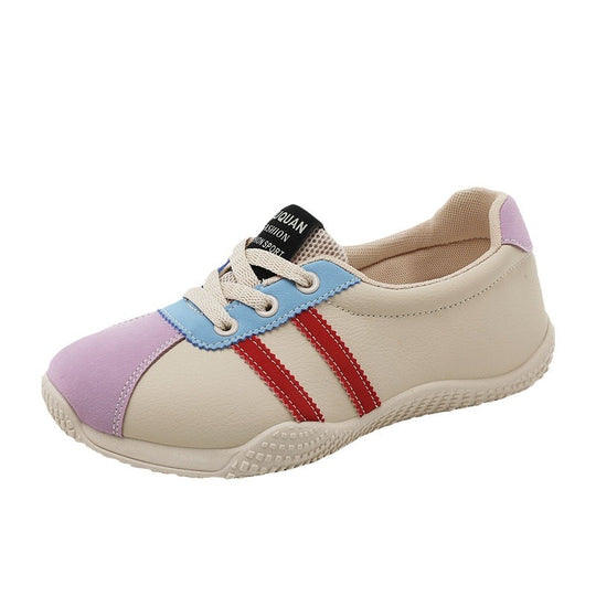 Damen sportliche Sneaker mit atmungsaktiven Mesh-Einsätzen und rutschfester Sohle EB