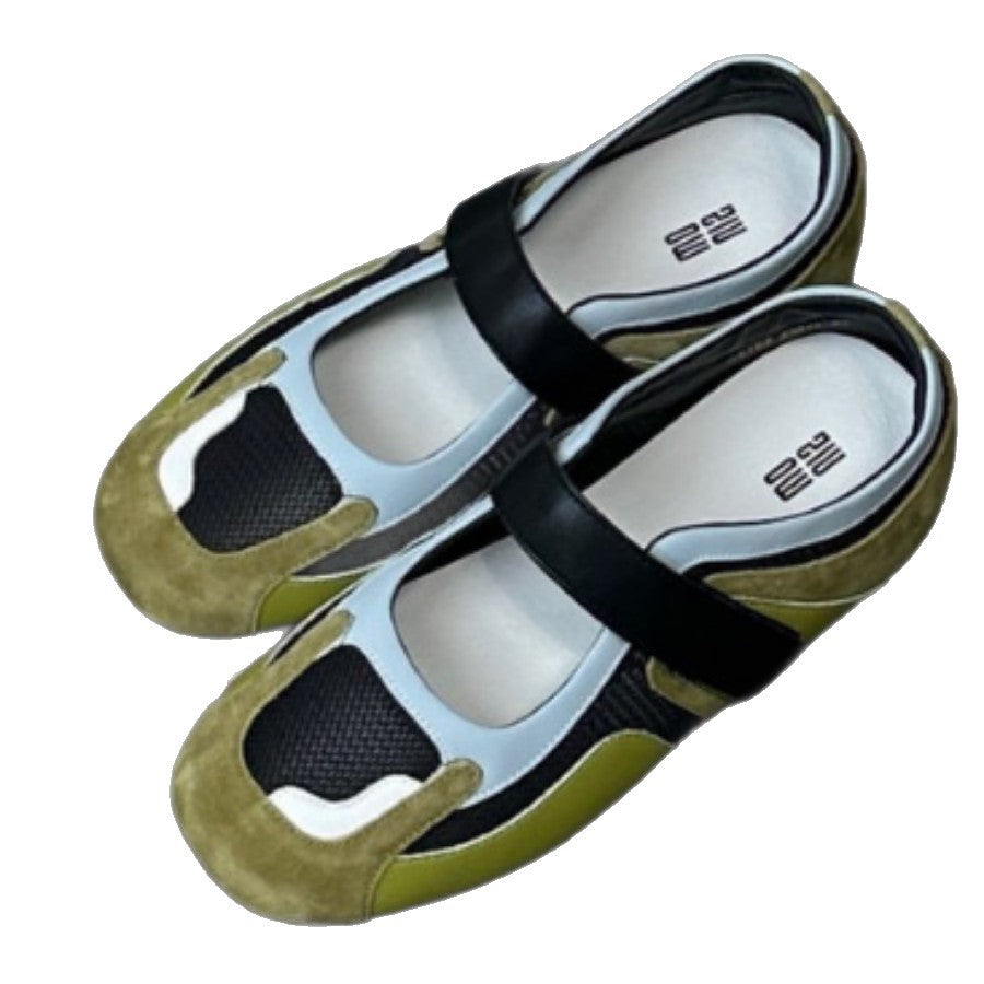 Damen Sportliche Freizeitschuhe mit atmungsaktivem Obermaterial und verstellbarem Klettverschluss EB