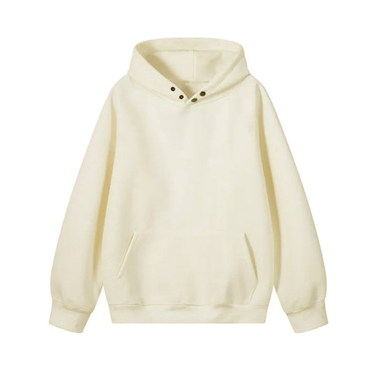 Damen Kapuzenpullover mit innovativem Schnitt und praktischen Druckknöpfen EB