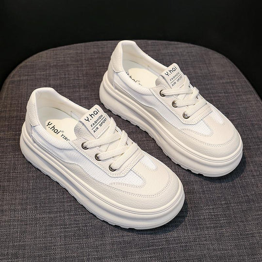 Damen Modische Chunky Sneaker mit atmungsaktivem Obermaterial und dämpfender Sohle EB