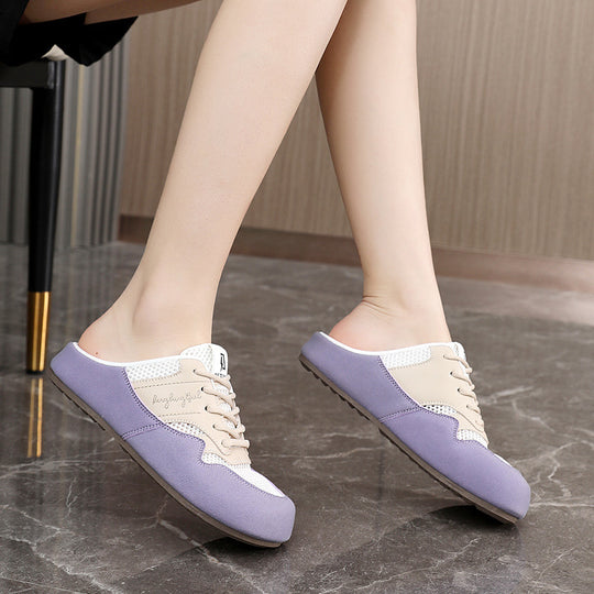Damen Freizeitschuhe mit atmungsaktiven Mesh-Einsätzen und rutschfester Laufsohle EB