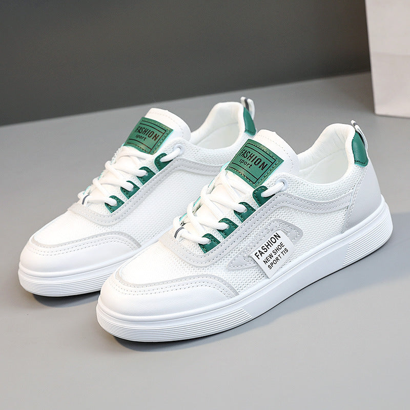 Damen Sportliche Sneakers mit atmungsaktivem Mesh-Obermaterial EB