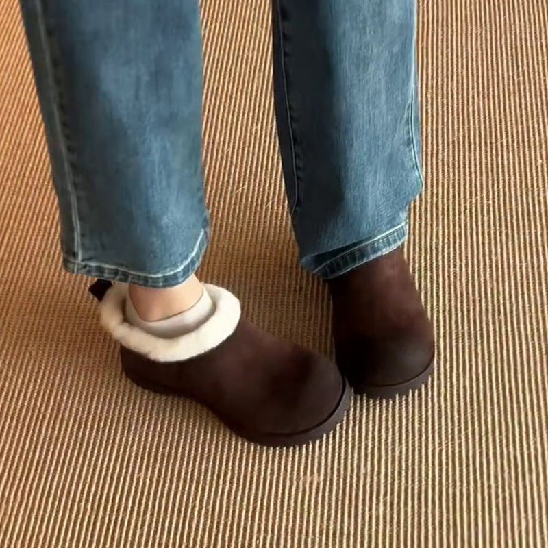 Damen kuschelige Winterclogs mit weichem Futter und rutschfester Sohle EB