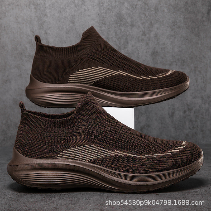 Damen Sportliche Sockensneaker mit atmungsaktivem Obermaterial und rutschfester Sohle EB