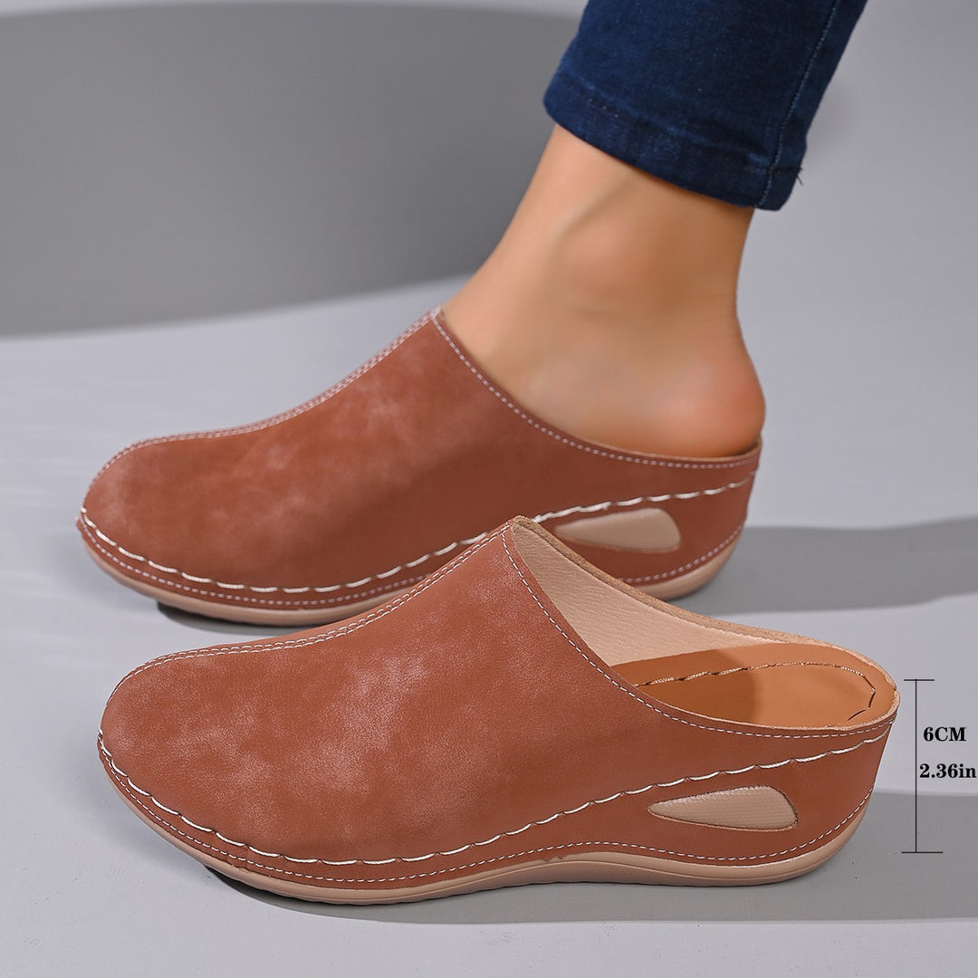 Damen Clogs mit ergonomischem Fußbett und rutschfester Sohle EB