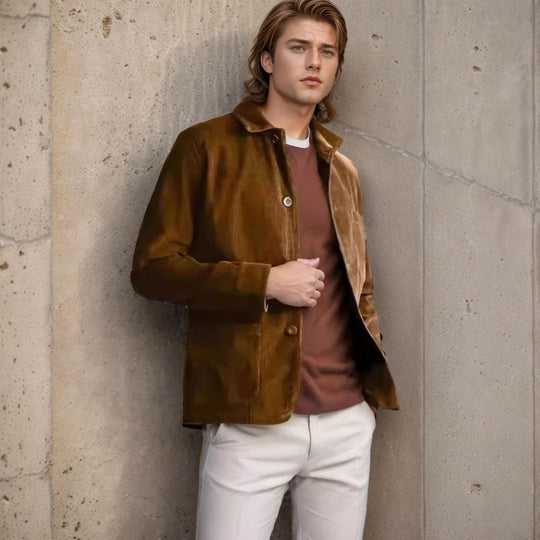 Damen lässige Cordjacke EB