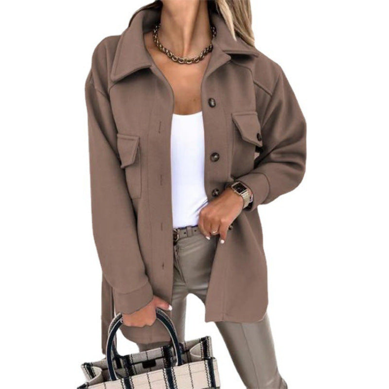 Damen modische Overshirtjacke EB