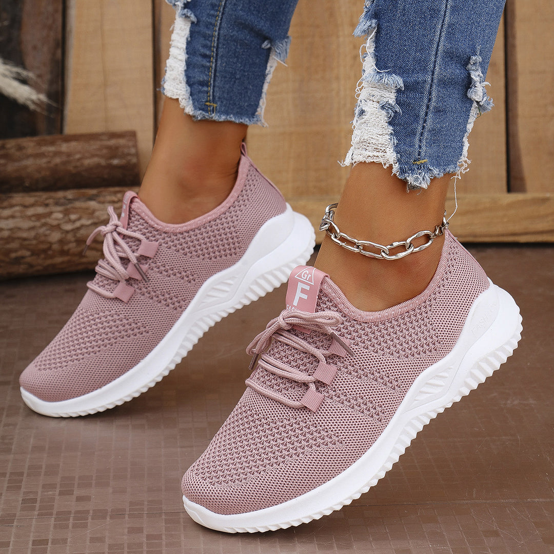 Damen atmungsaktive Sneaker in modischem Design EB