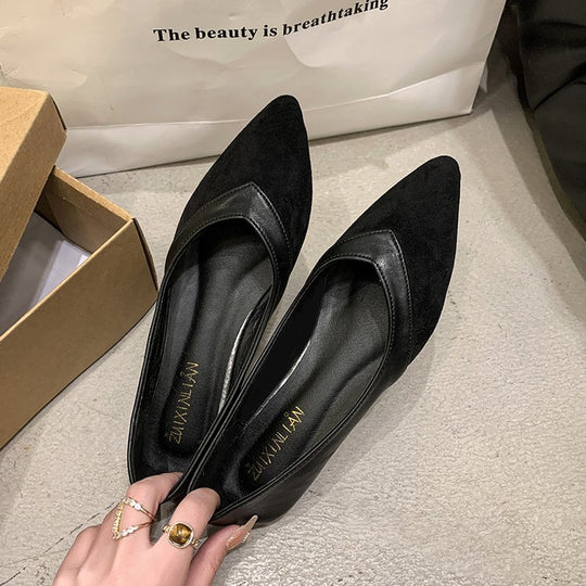 Damen Spitze Ballerinas mit elegantem minimalistischem Design EB