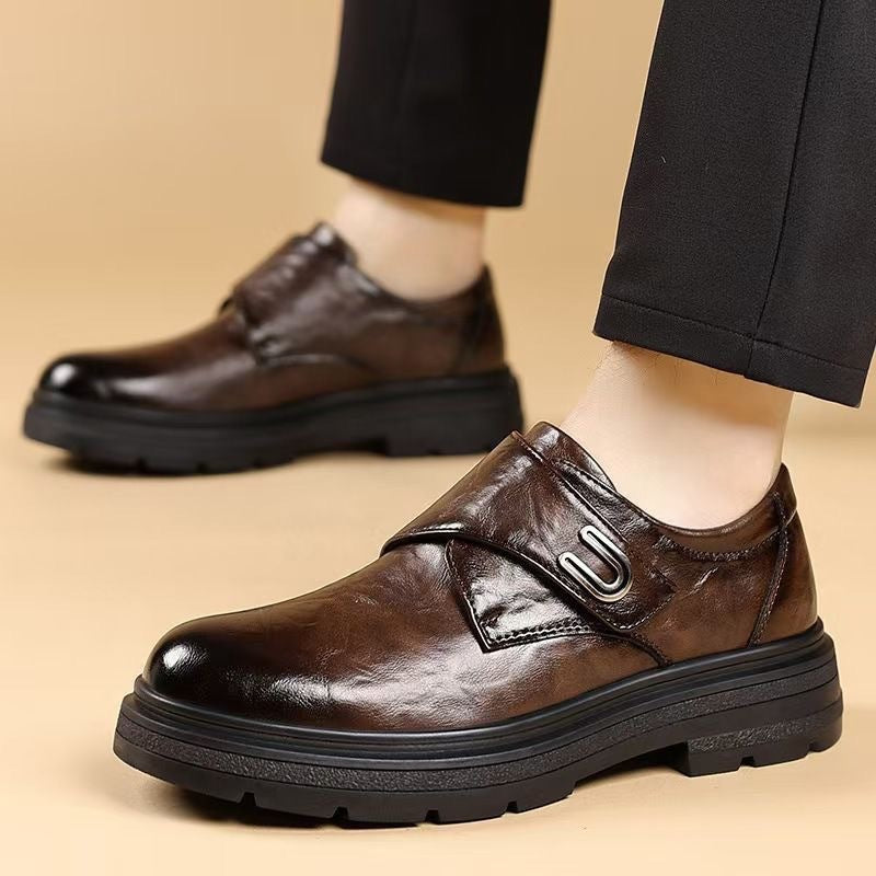 Herren Schnürschuhe mit hoher Tragekomfort und eleganter Lederoptik EB