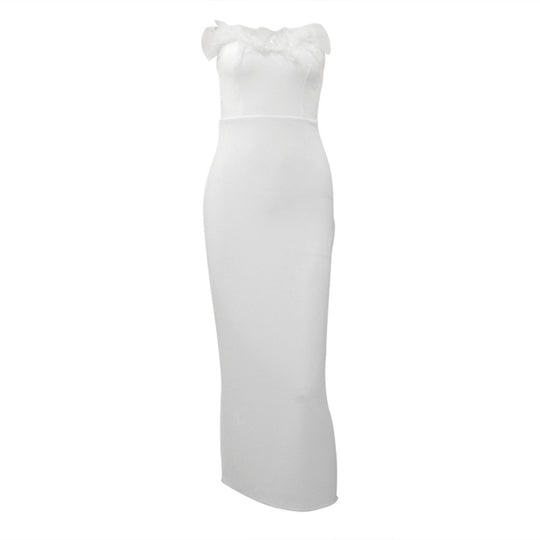 Damen Hochwertiges Sommerkleid mit feinem Spitzenbesatz EB
