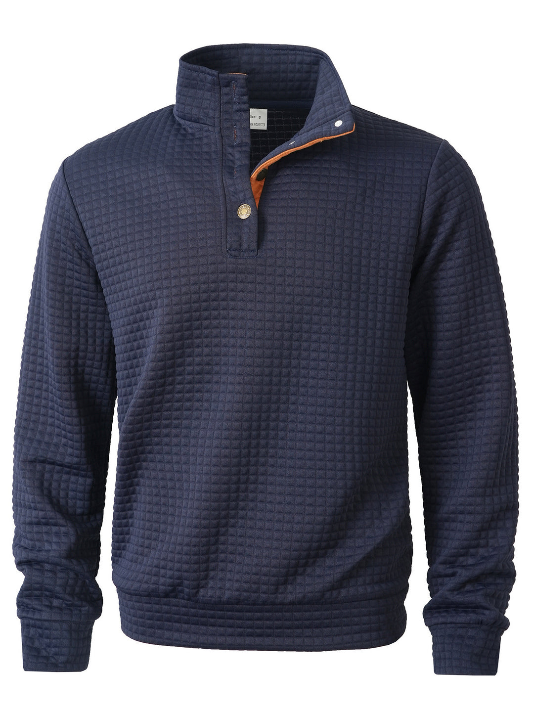 Herren stylischer Pullover mit modischem Stehkragen EB