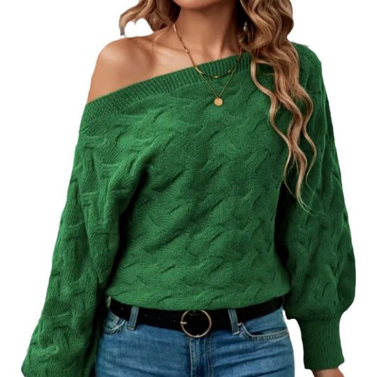 Damen Oversized Strickpullover mit strukturiertem Design EB
