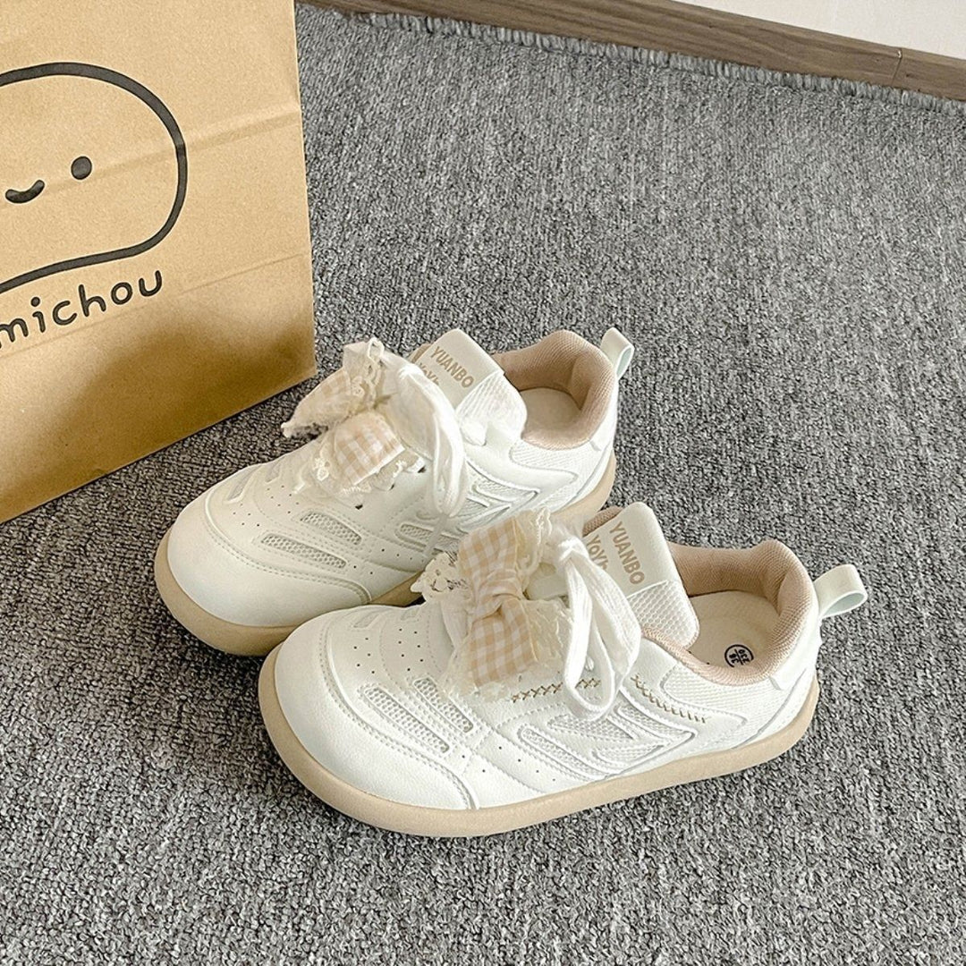 Damen Sportliche Sneakers mit modischem Muster und dämpfender Sohle EB