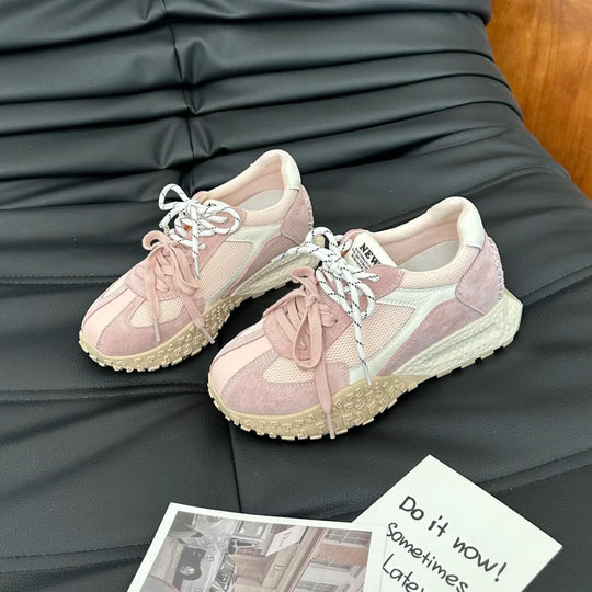 Damen modische Sneaker mit innovativem Sohlen-Design EB