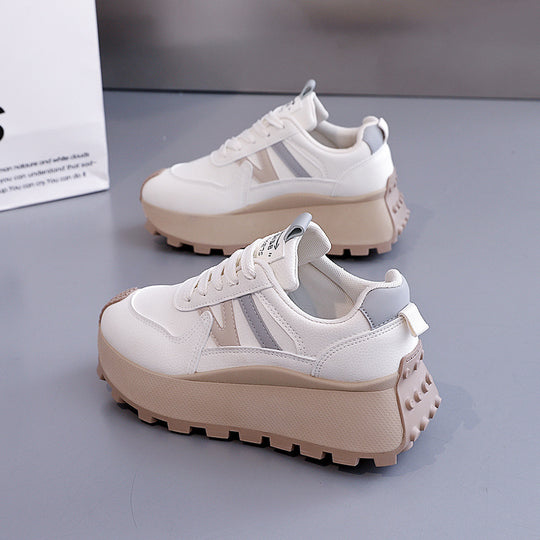 Damen Chunky Sneakers mit rutschfester Sohle und komfortablem Dämpfungssystem EB