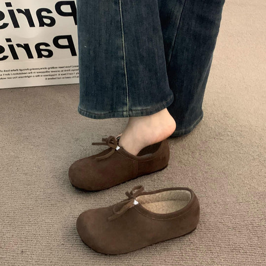 Damen Bequeme Clogs mit Satinband EB