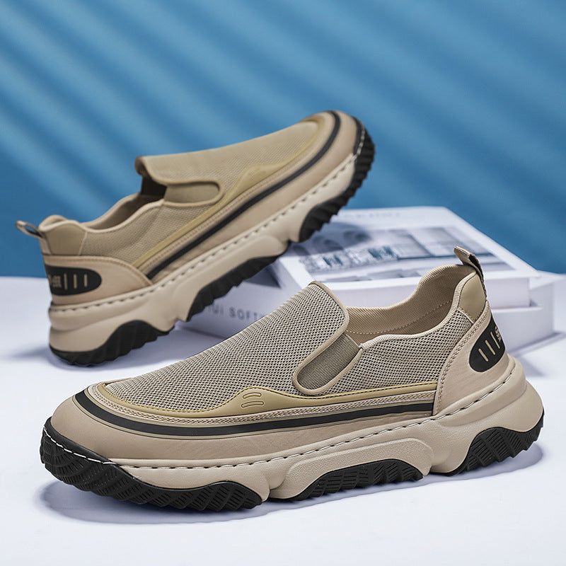 Damen Slip-On Sneakers mit atmungsaktivem Obermaterial und rutschfester Sohle EB