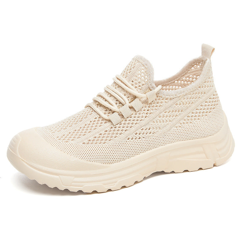 Damen Komfortable und atmungsaktive Freizeitsneaker mit elastischem Schnürsystem EB