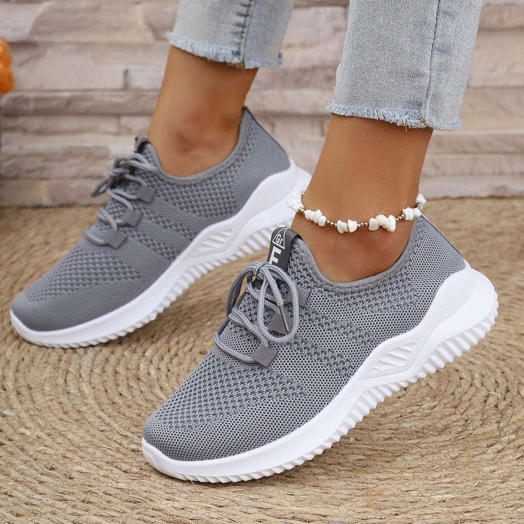 Damen atmungsaktive Sneaker in modischem Design EB