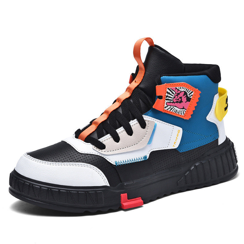Damen Urbaner High-Top Sneaker mit innovativem Design und rutschfester Sohle EB