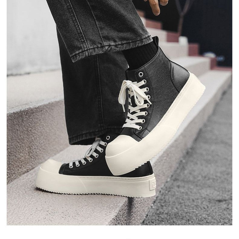 Damen Hohe Chunky Sneakers mit dämpfender Sohle und robustem Obermaterial EB