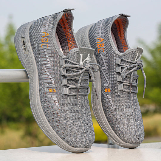 Damen Komfortable Sneaker mit atmungsaktiver Netzstruktur und flexibler Sohle EB