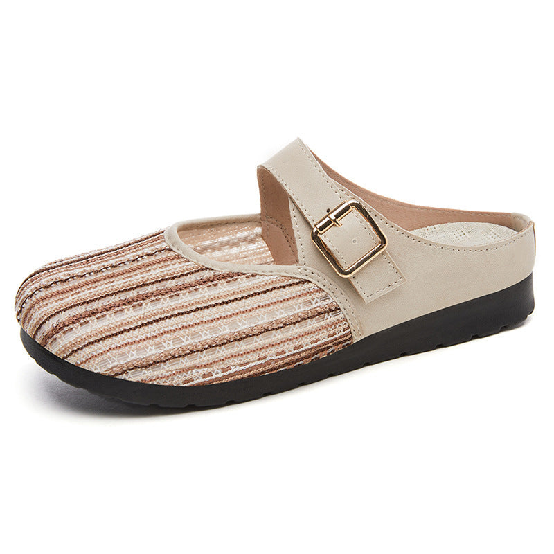 Damen Clogs mit verstellbarem Riemen und komfortablem Fußbett EB
