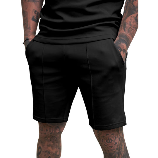 Herren sportliche Shorts mit funktionalen Eingrifftaschen und verstellbarem Bund EB