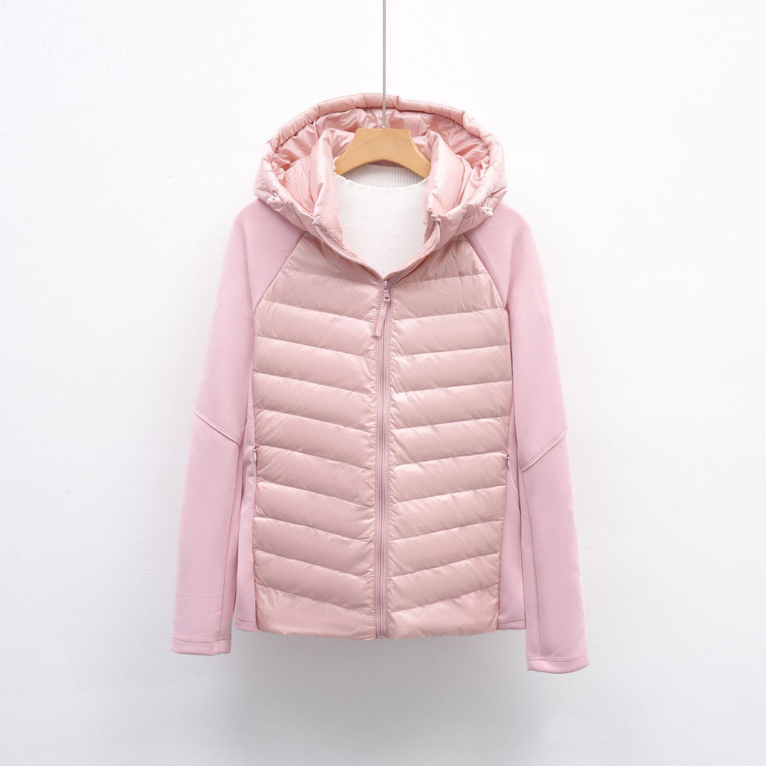 Damen vielseitige Hybridjacke mit Kapuze EB
