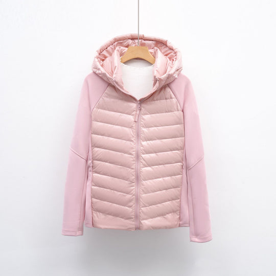 Damen vielseitige Hybridjacke mit Kapuze EB