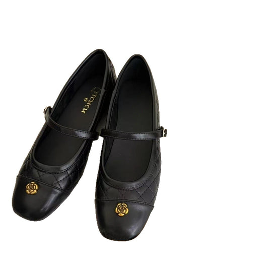 Damen Elegante Ballerinas mit Komfort-Sohle und stylischem Riemen EB
