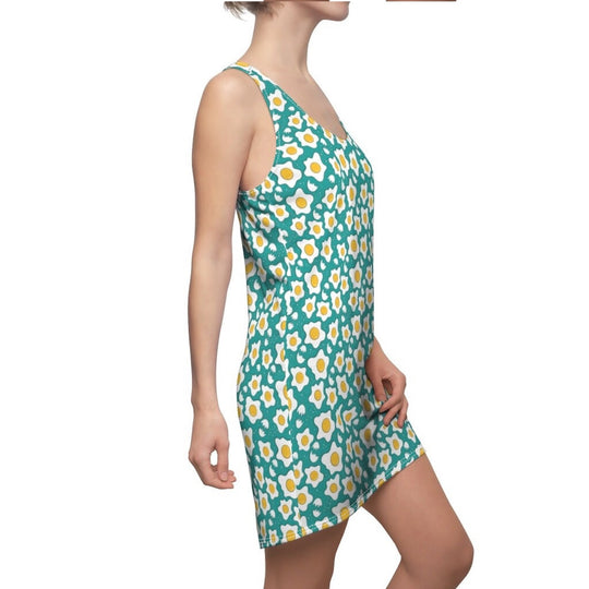 Damen Sommerkleid im kunterbunten Korallenmuster EB