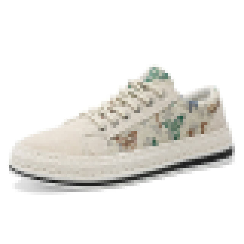 Damen Modische Komfort-Sneaker mit floralem Design und atmungsaktiver Sohle EB