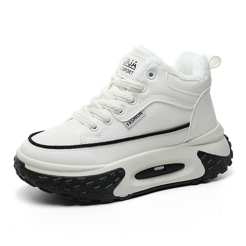 Damen Hohe Sneakers mit atmungsaktivem Innenfutter und rutschfester Sohle EB