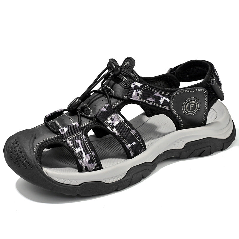 Damen Sportliche Outdoor-Sandalen mit Schnellverschluss und rutschfester Sohle EB