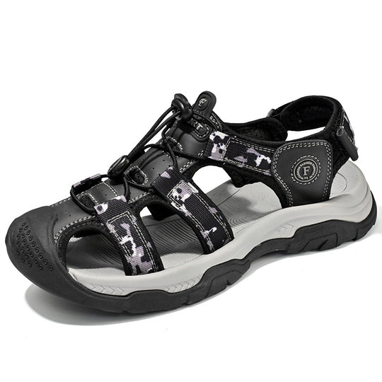 Damen Sportliche Outdoor-Sandalen mit Schnellverschluss und rutschfester Sohle EB