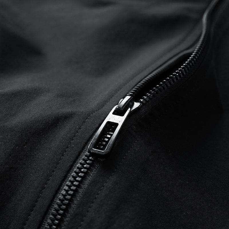 Herren urbaner Oversize-Blouson mit Stehkragen, Raglanärmeln und Utility-Ärmeltasche EB