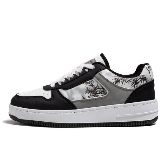 Damen Bequeme Freizeit Sneaker mit einzigartigem Druck EB