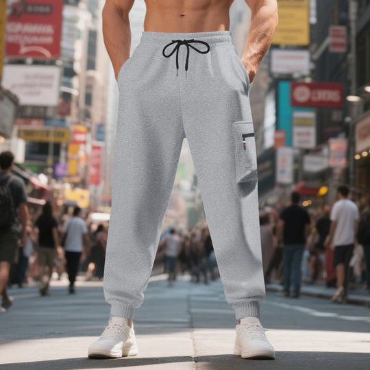 Herren Freizeithose mit elastischem Bund und praktischen Seitentaschen EB