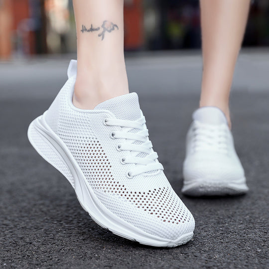 Damen Atmungsaktive und flexible Sneakers mit rutschfester Sohle EB