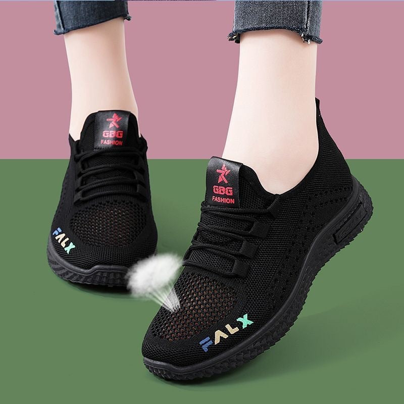 Damen Luftige Freizeitsneaker mit atmungsaktiver Mesh-Oberfläche EB