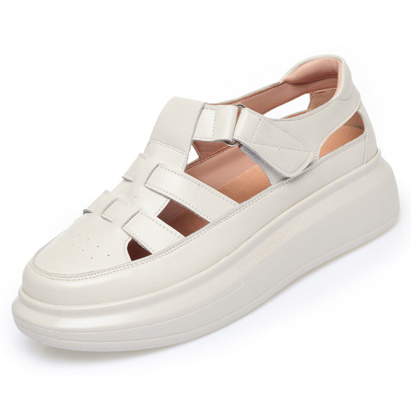 Damen Komfortable Sandalen mit verstellbarem Klettverschluss und atmungsaktivem Obermaterial EB